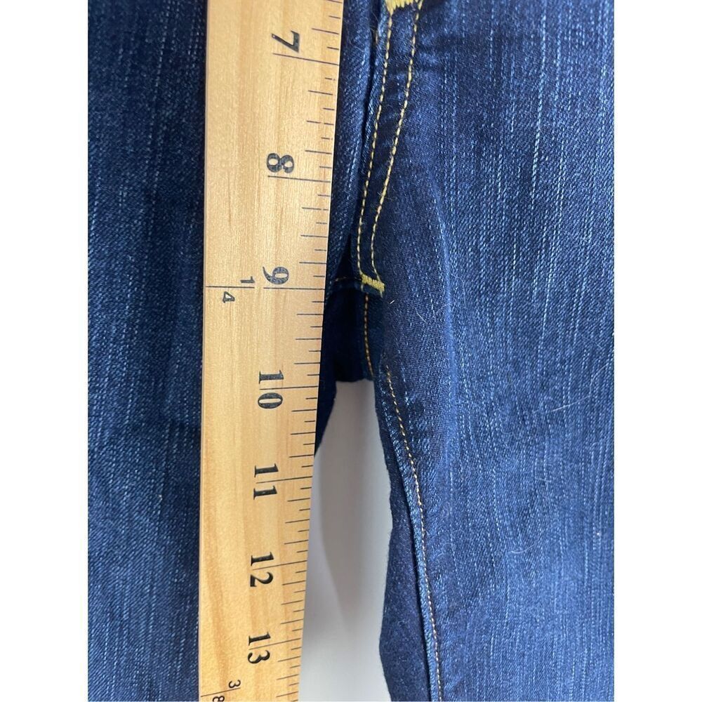 True Religion Halle Mid Rise Super Skinny Jeans Button Pockets Size 28 - Picture 7 of 14